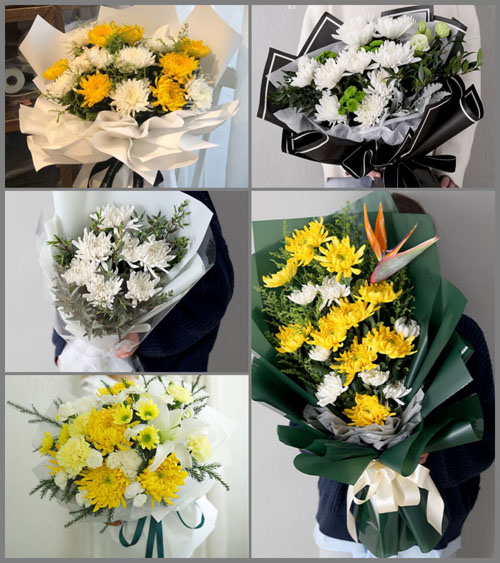 广东湛江市廉江市罗州街道白事花束代送